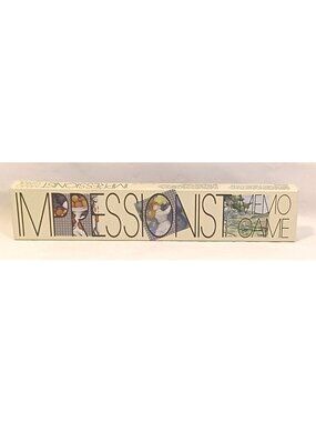 Impressionist Memo Game Vintage Paintings Card Game 1992 Piatnik Made n Austria